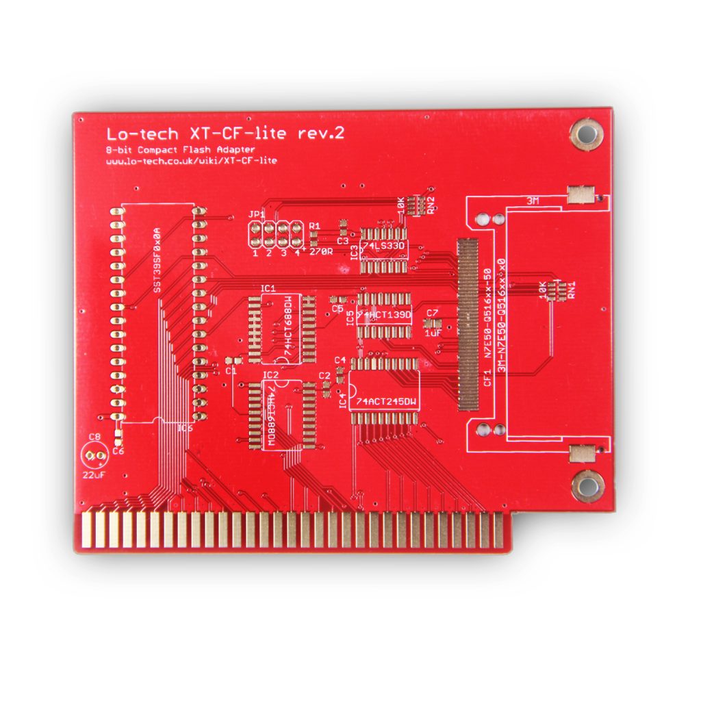 Lo Tech Isa Xt Cf Adapter Rev 3 Pcb Only Texelec